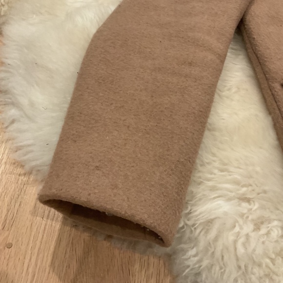 J Crew Factory Coat Faux Fur Hood Size 4 - Picture 4 of 14